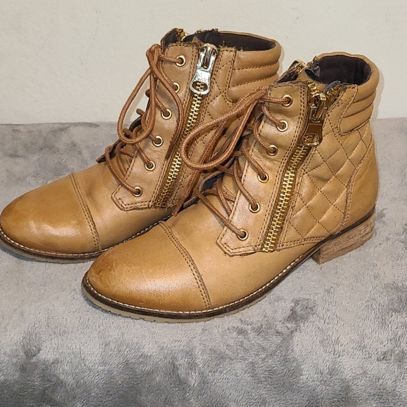 Aldo Leather Ankle Booties - Picture 1 of 7
